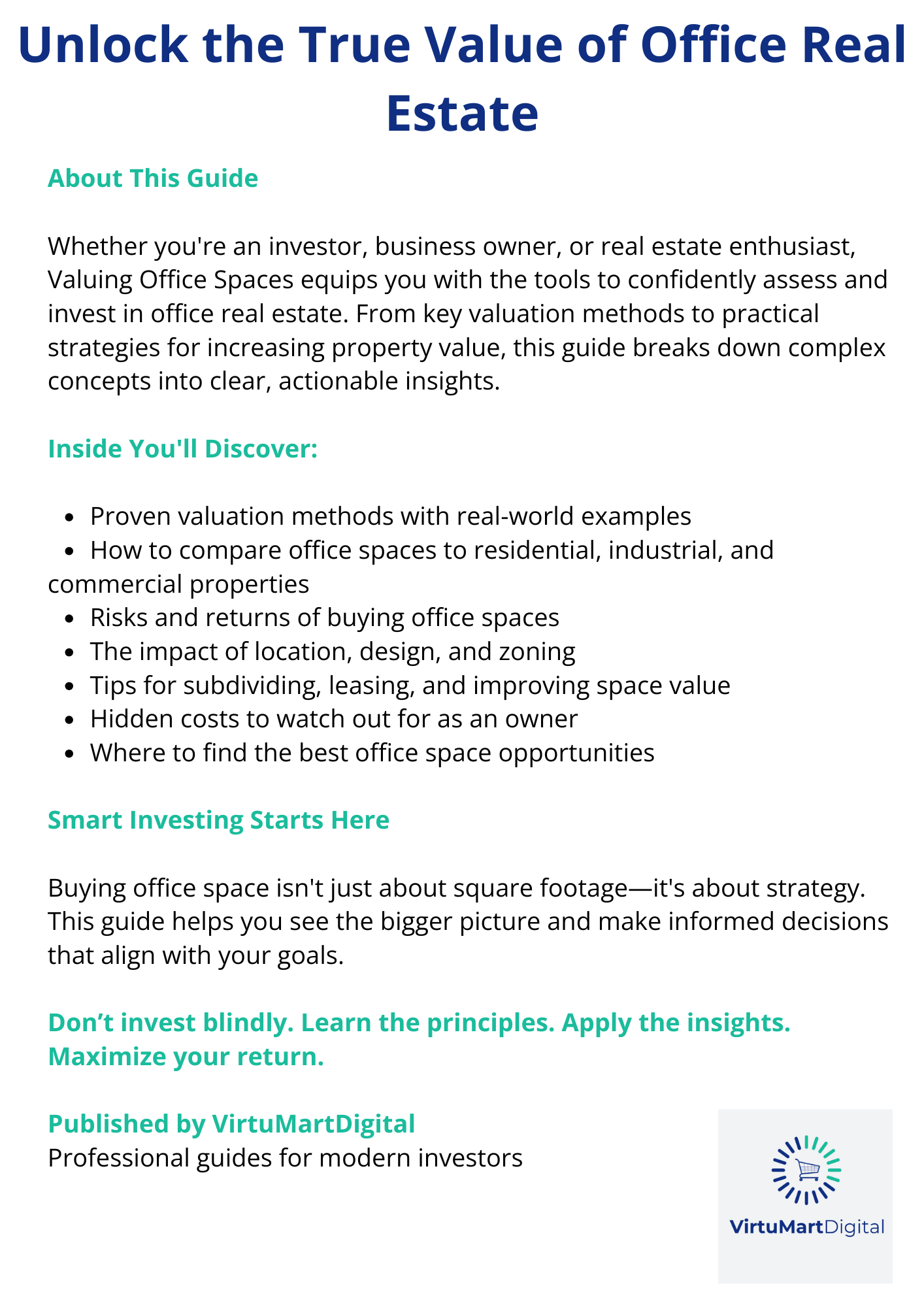 Valuing Office Spaces: A Practical Guide for Buyers and Investors